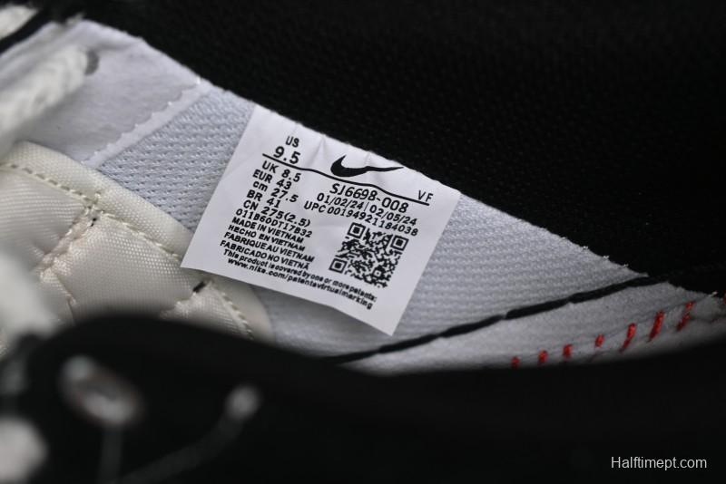 Nike Air Force 1 '07 Low Stussy Collaboration - Black/Red Label Low-Top Casual Sneakers - SJ6698-008