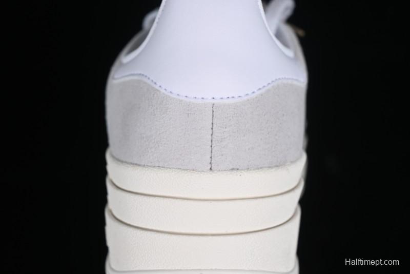 Adidas Originals Gazelle Bold HQ6893 Low-Top Sneakers with Thick Sole for Casual Wear, Slip-Resistant and Durable