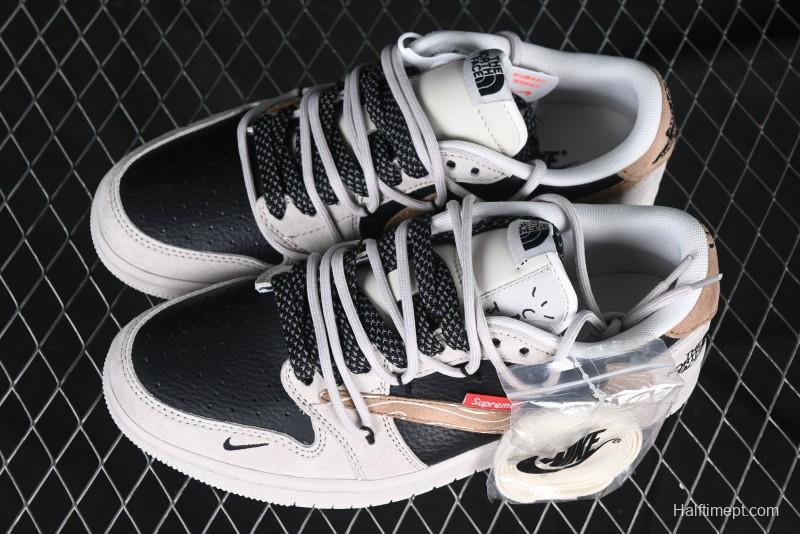 Nike Travis Scott x Fragment Design x Air Jordan 1 Low OG SP AJ1 Collaboration Sneakers - XS3186-200
