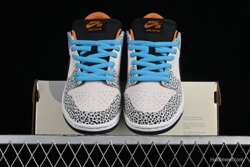 Nike SB Dunk Low Safari "Olympics" Stone Pattern SB Low Top Casual Sneakers - FZ1233-002