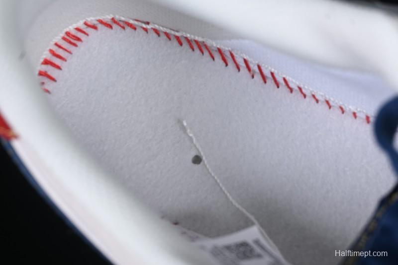 Nike Air Force 1 '07 Low Year of the Snake Limited Edition Grey Blue Red Pig Leather Low-Top Casual Sneakers - XZ2025-666