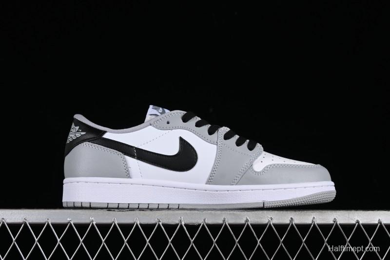 Nike Air Jordan 1 Low AJ1 Grey Black Low Top Casual Sneakers - CZ0790-110