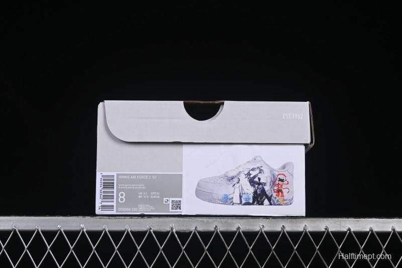 Nike Air Force 1 '07 Low Casual Sneakers with Built-in Full-Length Air Cushion - DD8959-100