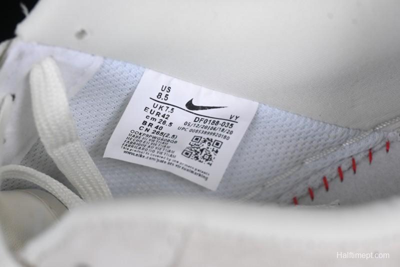 Nike Air Force 1 '07 Low Grey Pig Suede Graffiti Casual Sneakers - DF0188-035