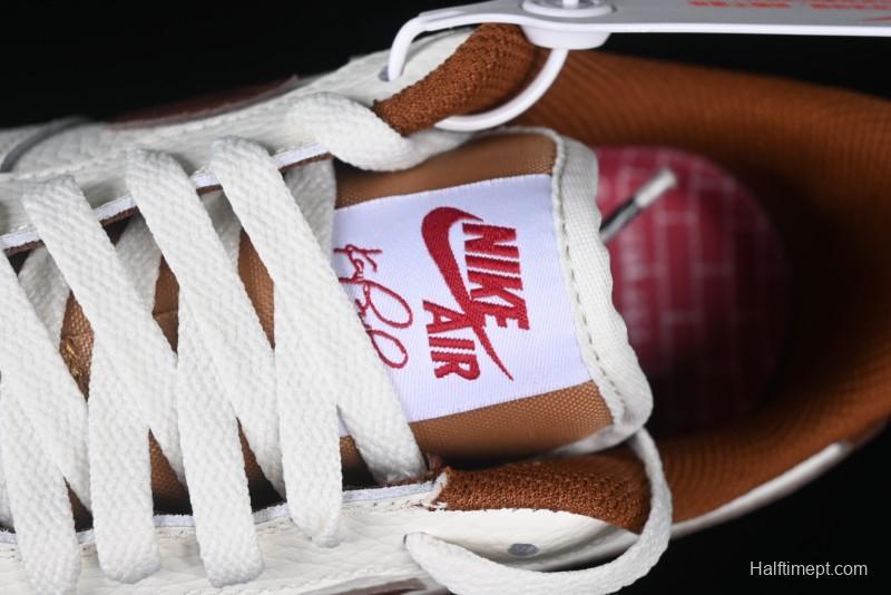 Nike Air Force 1 '07 Low Casual Sneakers with Full-Length Air Cushion - HQ7027-100