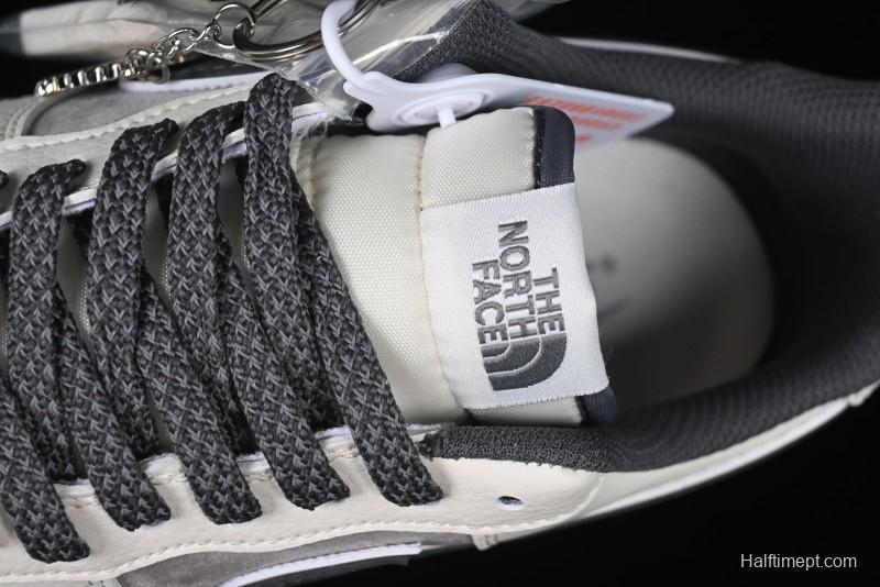 Nike Air Force 1 '07 Low Supreme Collaboration Custom Casual Sneakers with Grey Swoosh - DM6688-056