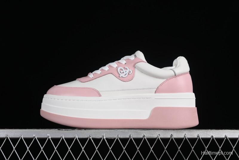 ANN ANDELMAN Pink White Chunky Retro Low-Top Sneakers - 210821