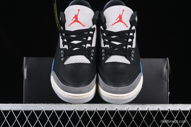 Nike Air Jordan 3 OG "Rare Air" Retro Basketball Shoes with Reverse Swoosh Design - IB8967-004