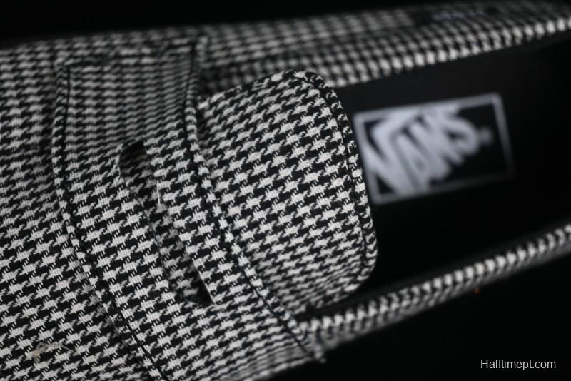 Vans Demons Style 53 Black White Retro Houndstooth Loafers - VN000CQPYER