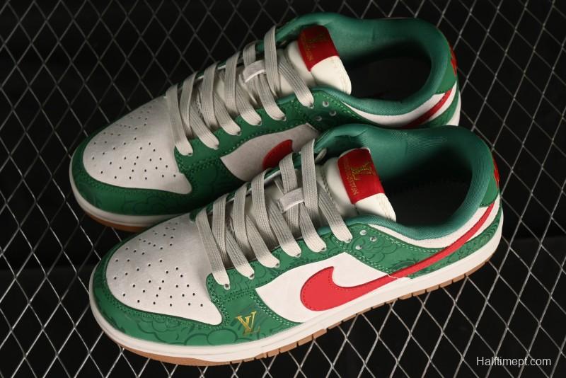 Nike SB Dunk Low Chinese New Year Limited Edition - Little Azure Dragon Anniversary High-End Custom Low-Top Casual Sneakers - XP3802-331