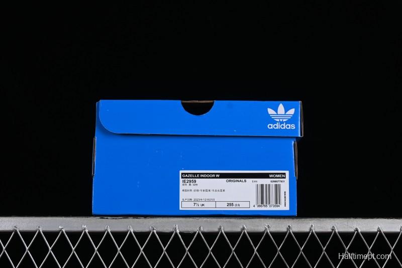 Adidas Originals Gazelle Indoor Retro Casual Slip-Resistant Wear-Resistant Low-Top Sneakers - IE2959
