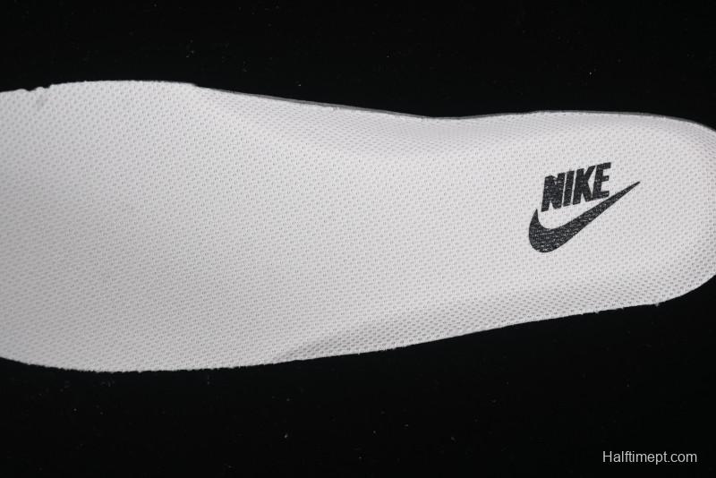 Nike Air Force 1 '07 Low Stussy Collaboration Black Stitch Red Swoosh Casual Sneakers - XS1958-518