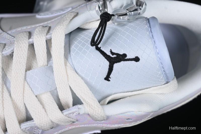 Nike Air Jordan 1 Low "Year of the Snake 2025" AJ1 Basketball Shoes with Iridescent Pearl Finish - HF4080-001