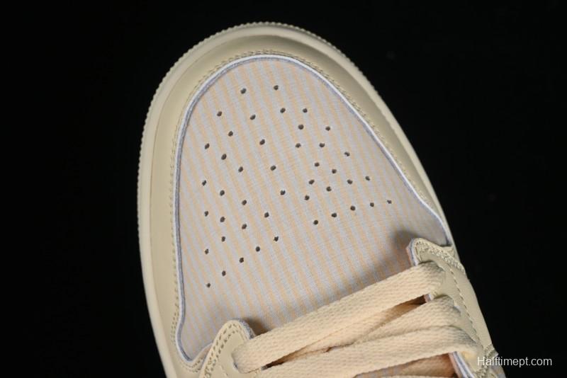 Nike Air Jordan 1 Low AJ1 Khaki Pink Low-Top Lifestyle Basketball Shoes - FQ1925-100