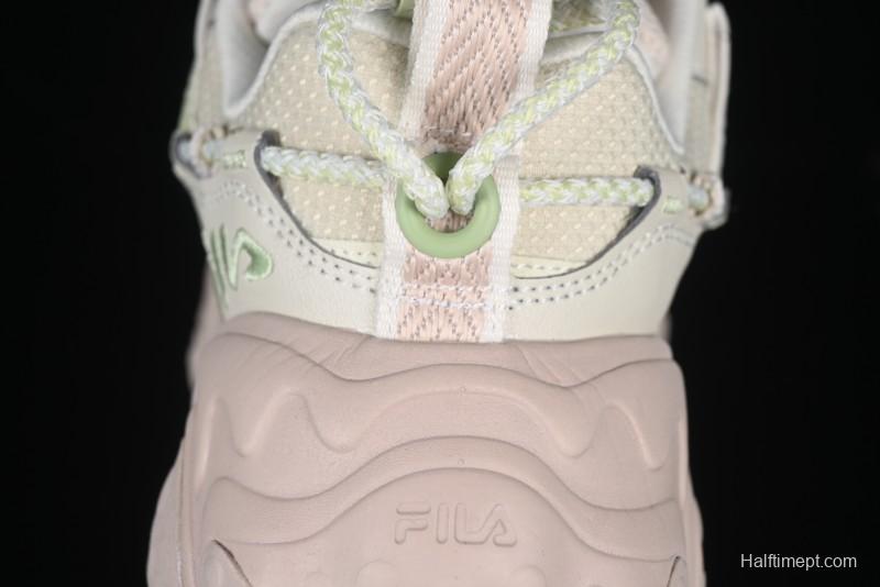 Fila Fusion Retro Mars Running Shoes with Lace-Up Design - F12W432101FAP