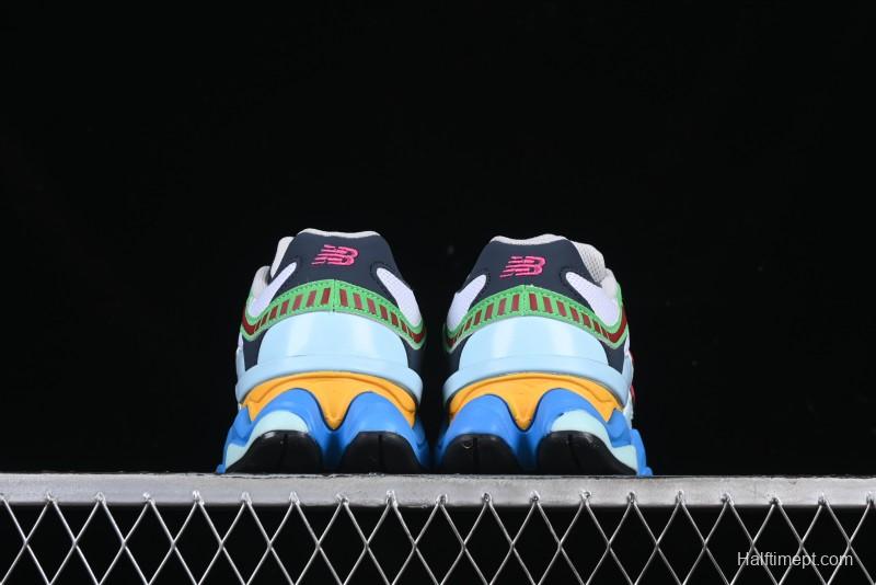 New Balance 9060 Retro Casual Running Sneakers with ABZORB Cushioning Technology - U9060NBN