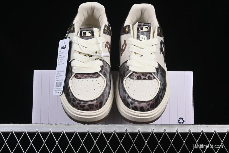 New York Yankees Chunky Liner Lux Leopard Thick Sole Casual Running Shoes - 3ASXCLE4N43BGS