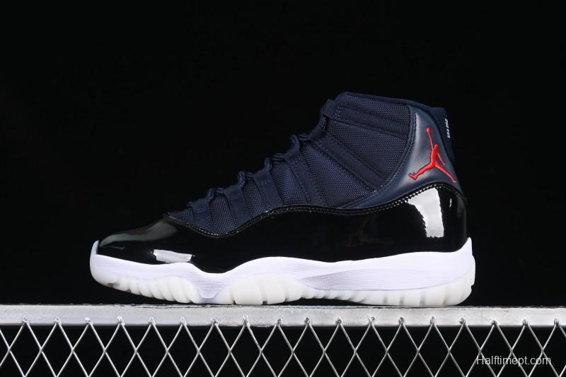 Nike Air Jordan 11 Retro High Navy Blue Basketball Shoes - CT8012-406