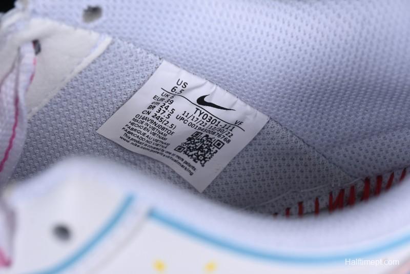 Nike Air Force 1 '07 Low Valentine's Day Limited Edition 2D Hand-Painted Graffiti Lollipop Casual Sneakers - TY0301-111