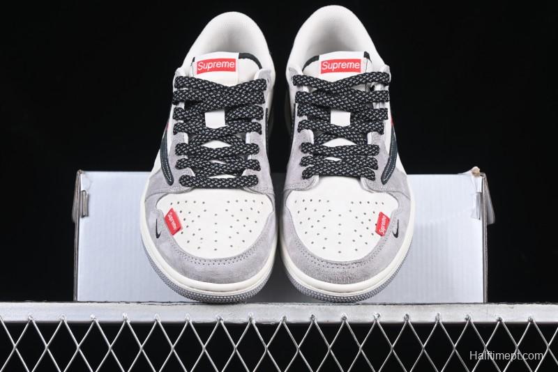 Nike Travis Scott x Fragment Design x Air Jordan 1 Low OG SP AJ1 Retro Sneakers - DM7866-050