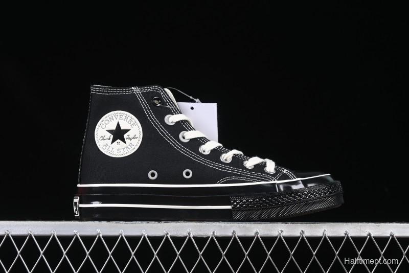 Converse Chuck 1970s High Top Canvas Sneakers with Star Stitch Design - A15743C