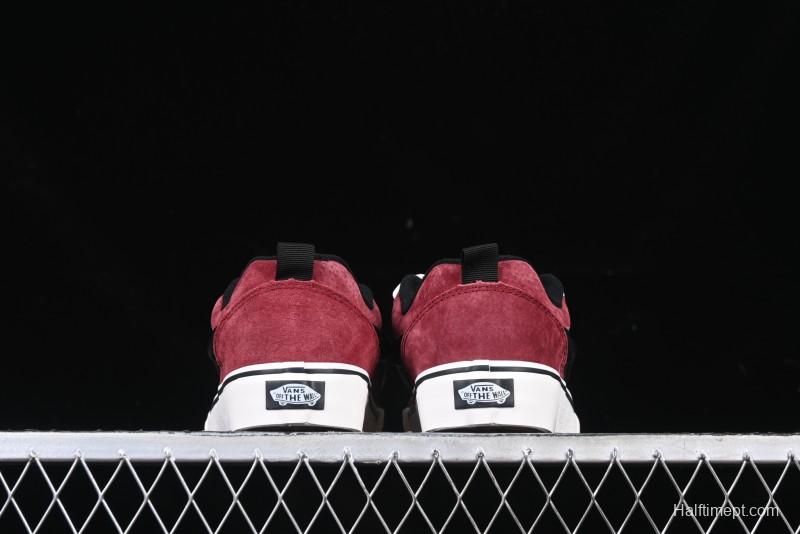 Vans Knu Skool DR Wine Red New Series Chunky Sneakers - VN000CZUVE8