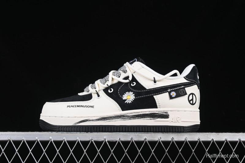 Nike Air Force 1 '07 Low GDragon Collaboration Daisy Graffiti Lace-Up Low-Top Casual Sneakers - DM6688-011