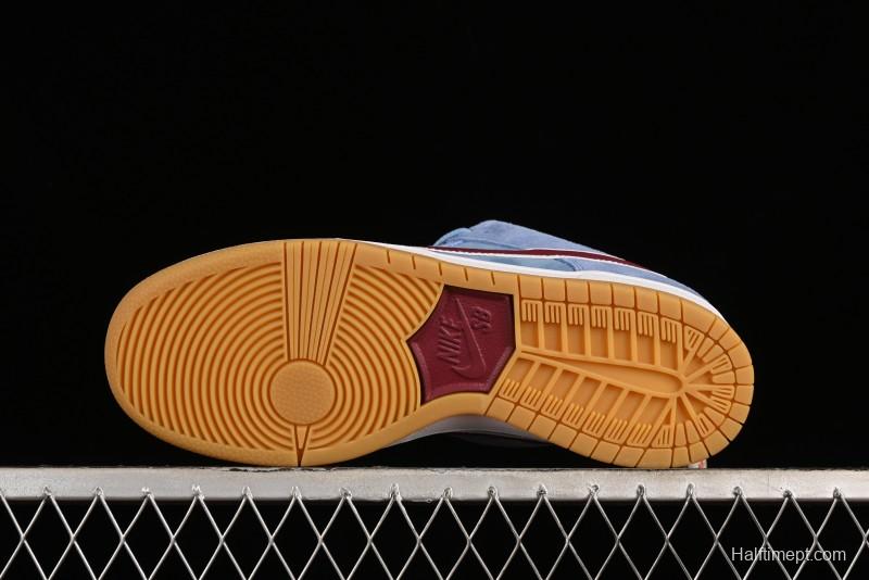 Nike SB Dunk Low "Phillies" Suede Casual Skate Shoes - DQ4040-400