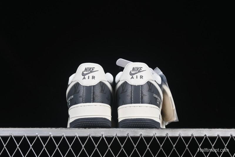 Nike Air Force 1 '07 Low LV Collaboration Beige Print Casual Sneakers - CS5288-002