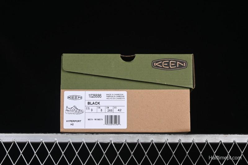 Keen Newport H2 Outdoor Sports Water Sandals with Toe Protection - 1026686BLACK