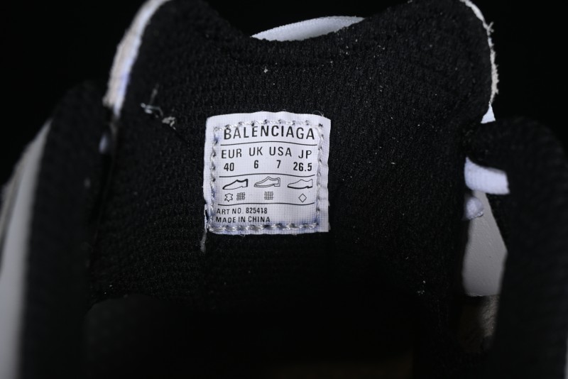 Balenciaga Monday Calf Leather Round Toe Lace-Up Low-Top Casual Shoes - WDWTS1971