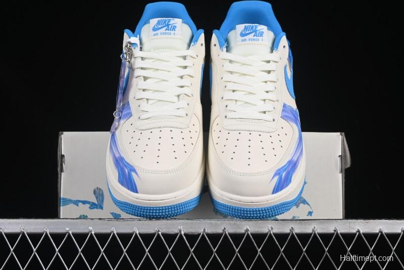 Nike Air Force 1'07 Low Nezha Collaboration Spirit Pearl Low-Top Casual Sneakers - DF0188-049