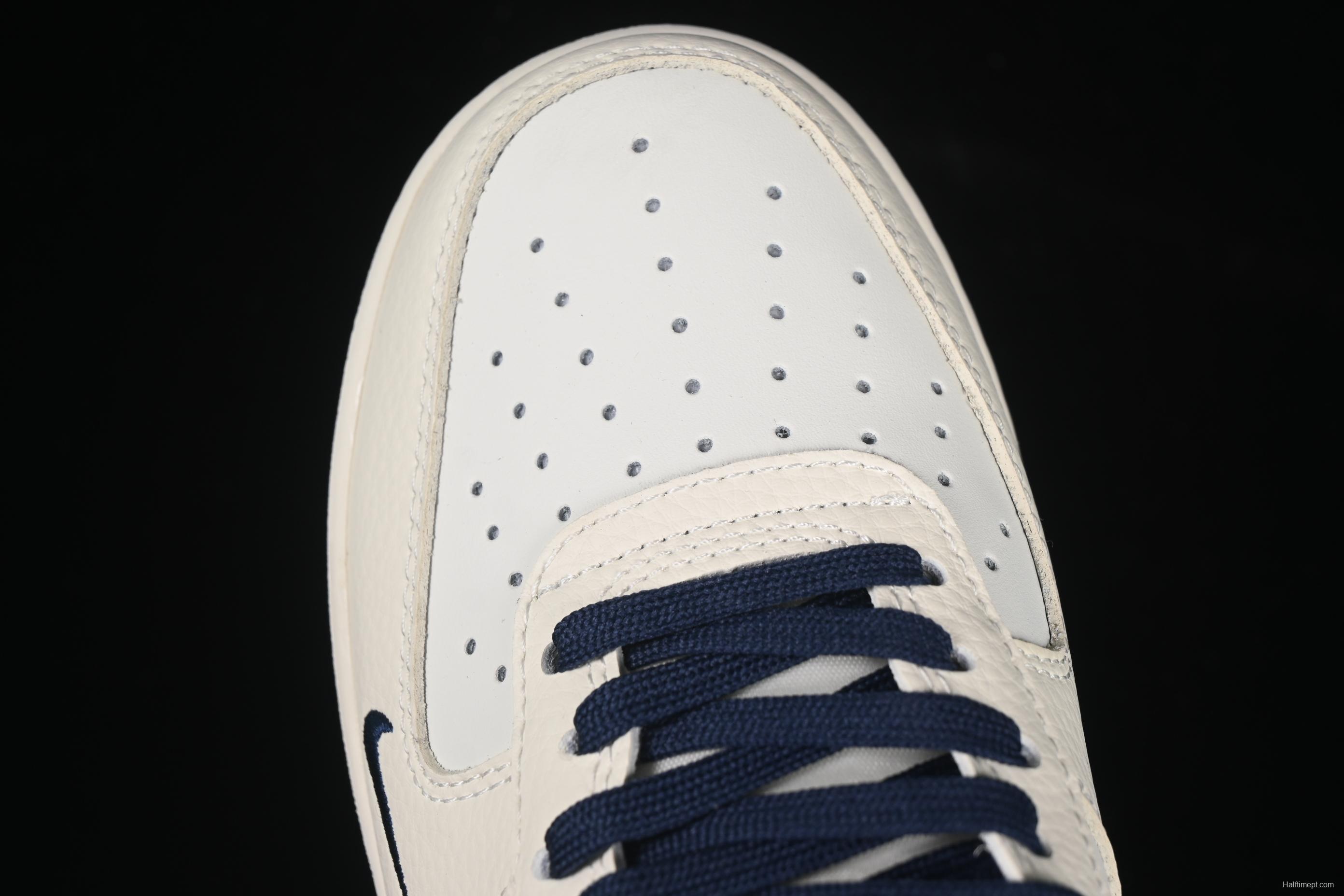 Nike Air Force 1'07 Low Dior Collaboration Navy Blue Red Sole Low-Top Casual Sneakers - KK1988-067