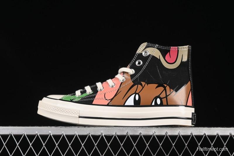 Converse Chuck Taylor All Star 1970s High Top Canvas Sneakers with Tom and Jerry Design - A15110C