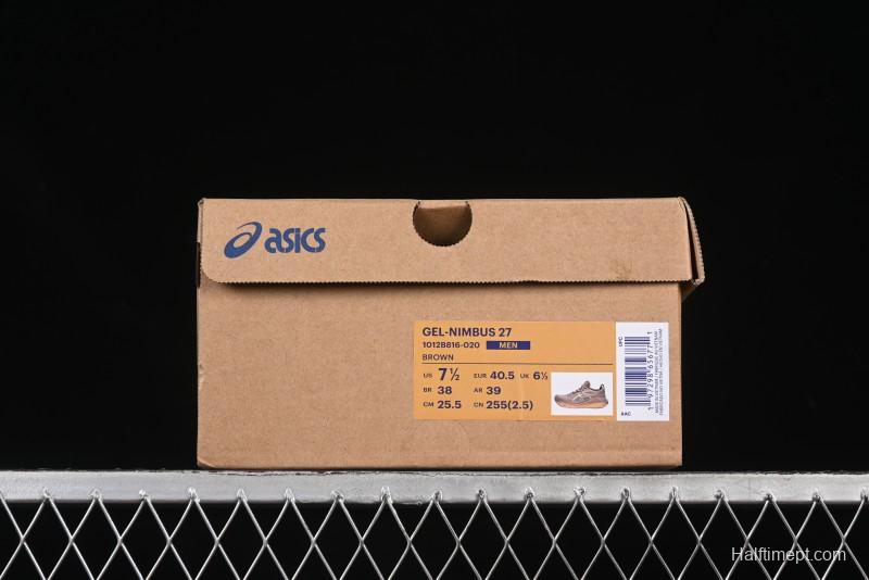 Asics Gel-Nimbus 27 Retro Breathable Casual Shoes with Cushioning for Men - 1012B816-020