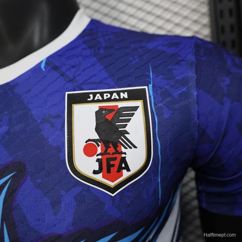 Player Version 2025 Japan Blue Jersey with Owl Design