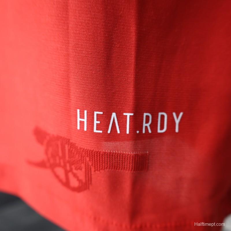 Player Version 25/26 Arsenal Red with Classic Design Jersey