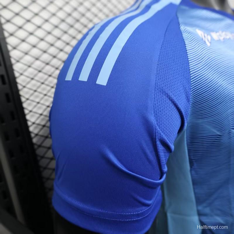 Player Version 25/26 Millonarios Blue with Andina Logo Design Home Jersey