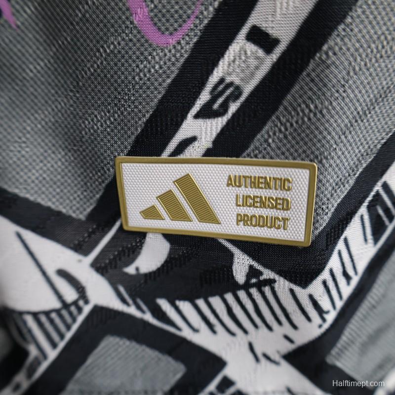 Player Version 2025 Japan White with Anime Character Pattern Jersey