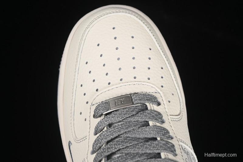 Nike Air Force 1 '07 Low Collaboration Sneakers with Double Swoosh Design - HH7518-070