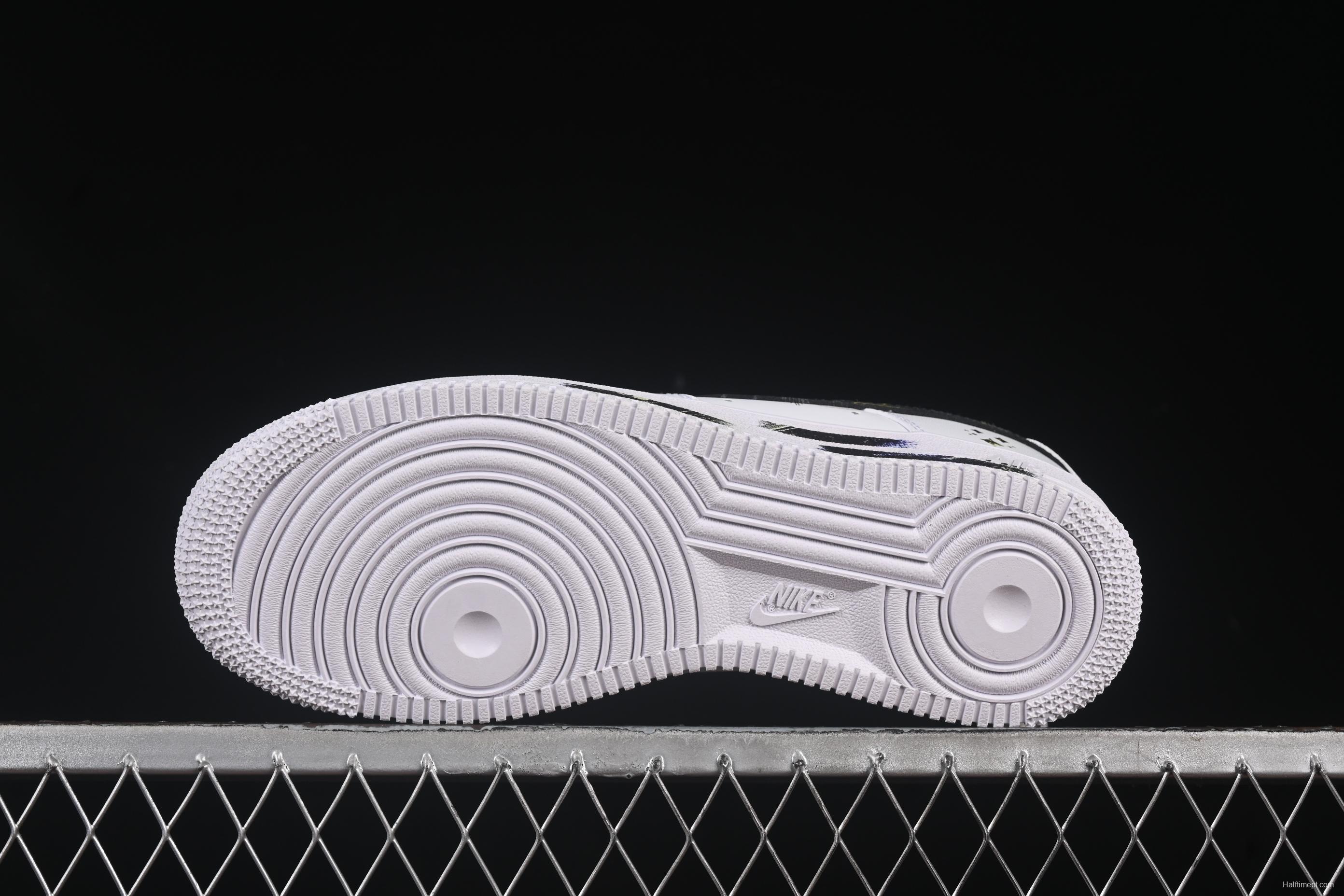 Nike Air Force 1'07 Low Zodiac Series Casual Sneakers with Full-Length Air Cushion - ZH0316-069