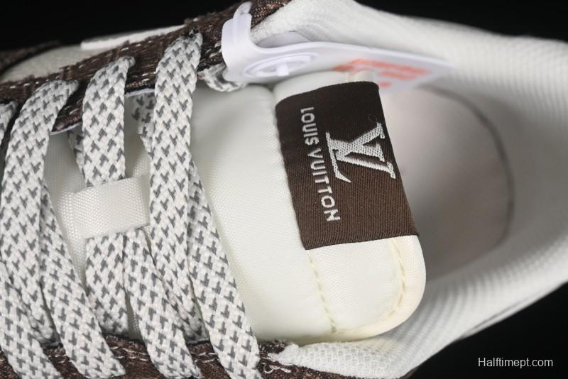 Nike Air Force 1 '07 Low LV Collaboration Beige Grid Casual Sneakers - XS1958-552