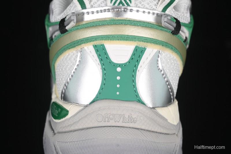 Off-White Be Right Tie-Dye Green Low-Top Lifestyle Casual Shoes - X.E5