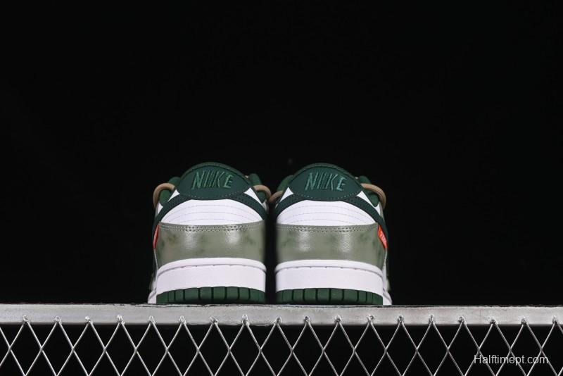 Nike Dunk Low Butterfly Bamboo Forest Green Low-Top Casual Sneakers - DD1391-101