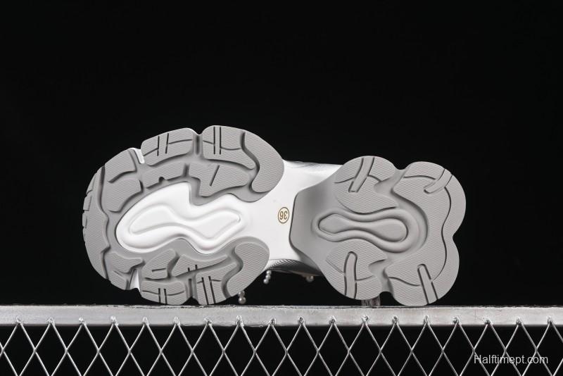 GG-CC Star-Designed Lace-Up Hollow-Out Chunky Sneakers with 5cm Height Boost - G25X269