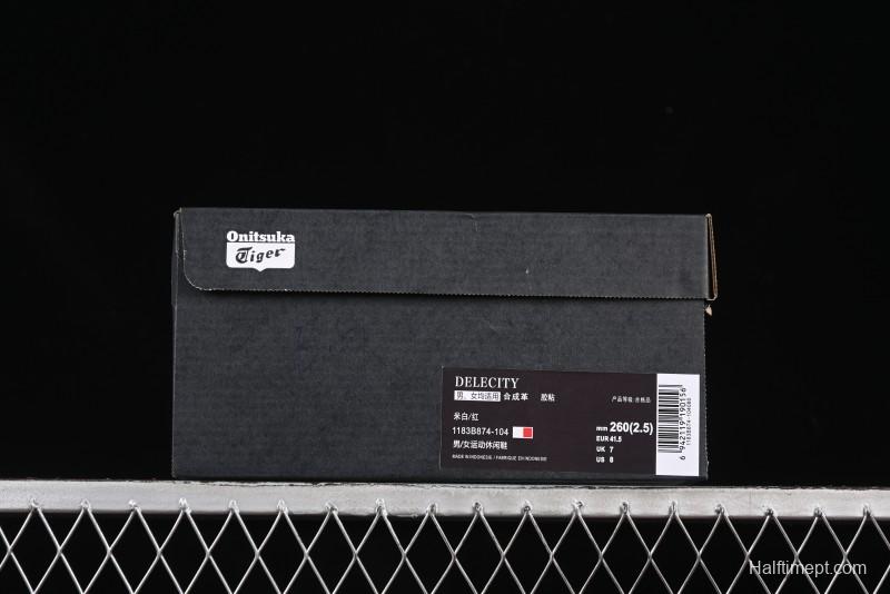 Onitsuka Tiger Delecity Thick Sole耐磨 Low-Top Lifestyle Casual Shoes - 1183B874-104