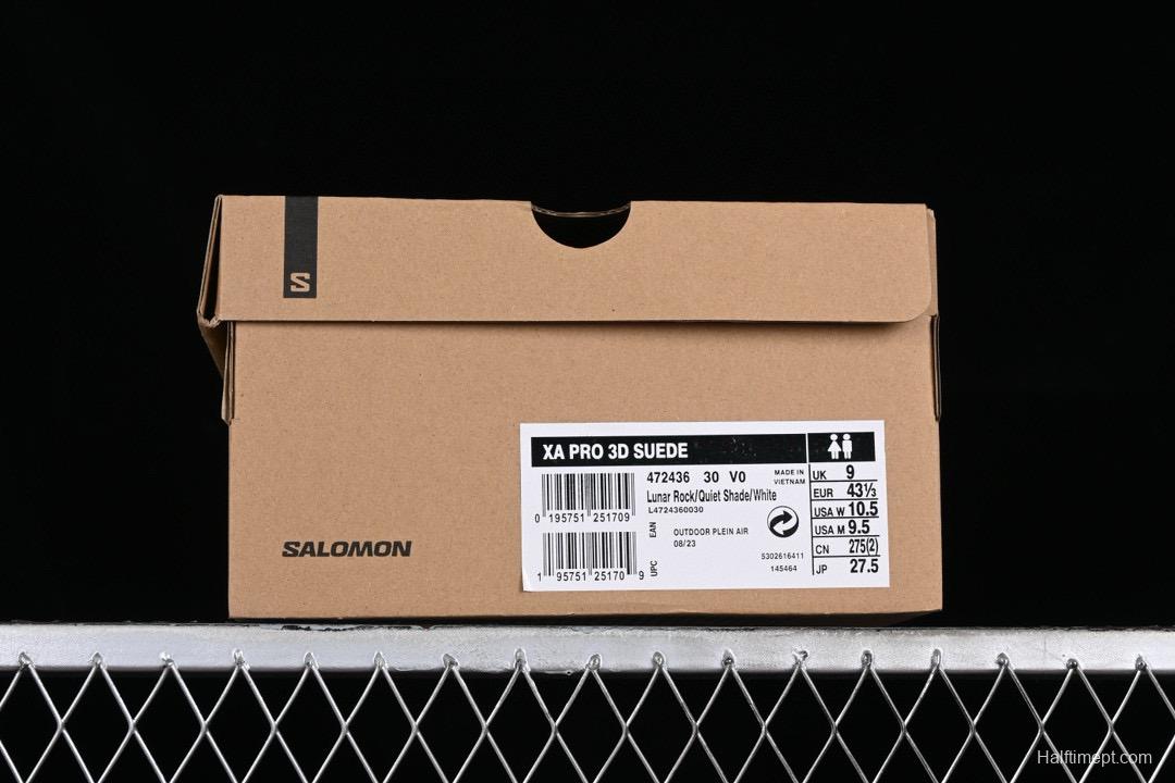 Salomon XA PRO 3D Suede Outdoor Trail Running Shoes - 472436-30