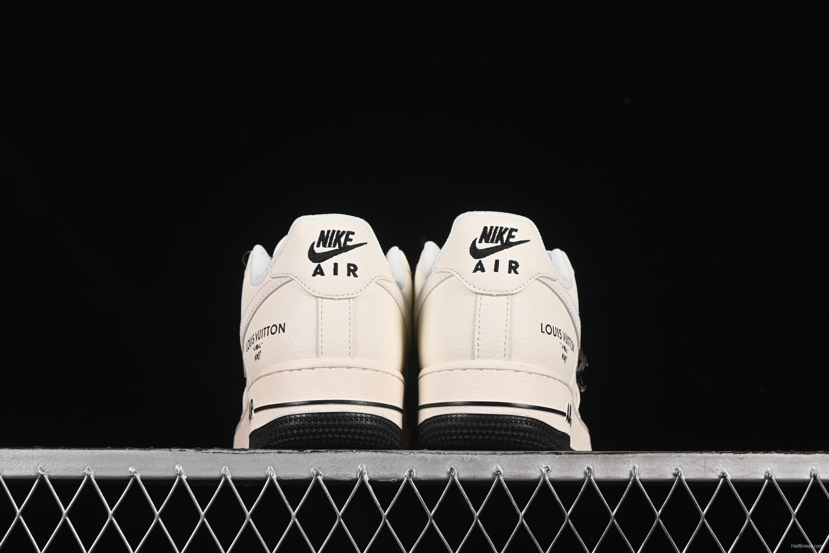 Nike Air Force 1'07 Low LV Collaboration Off-White Black Sole Casual Sneakers - XX3168-139