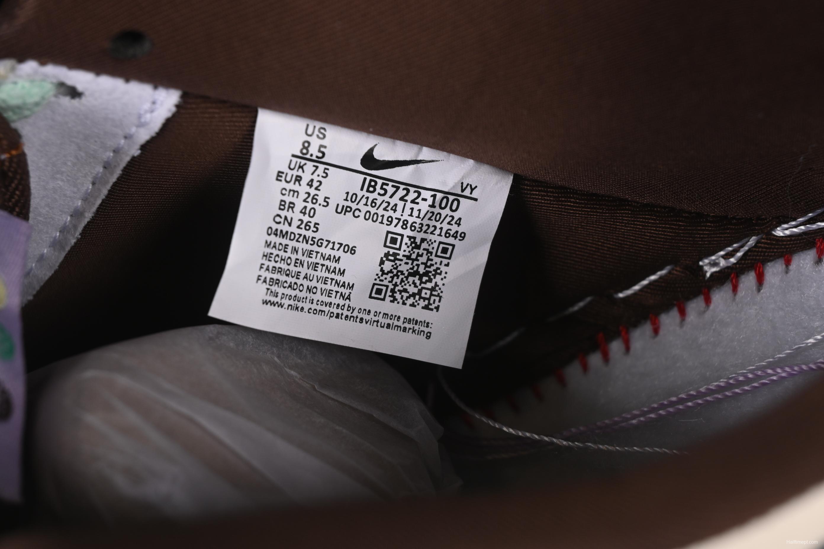 Nike Air Force 1'07 Low Casual Sneakers with Full-Length Air Cushion - IB5722-100