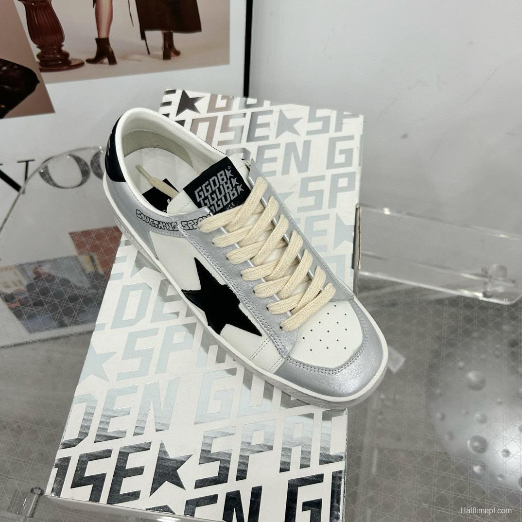 2024 Unisex GGDB White Black Leather Sneakers MJ00260